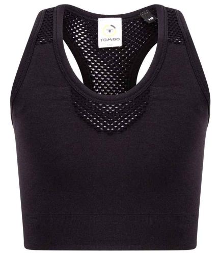 Tombo Kids Seamless Crop Top - BLK - 41579